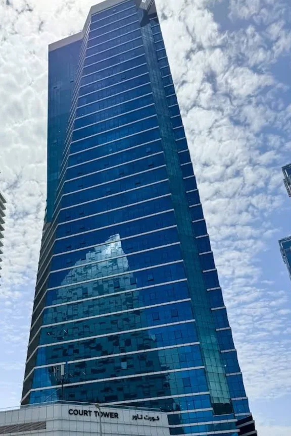 Court Tower in Business Bay, Dubai, where our office is located